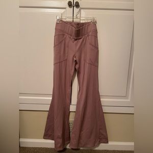 Free People Movement Pink yoga flare pants
